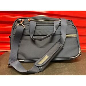 Briggs & Riley‎ Navy Blue Ballistic Nylon Laptop Briefcase Business Travel Bag